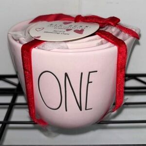 Rae Dunn Pink Heart Cutout Measuring Cups
